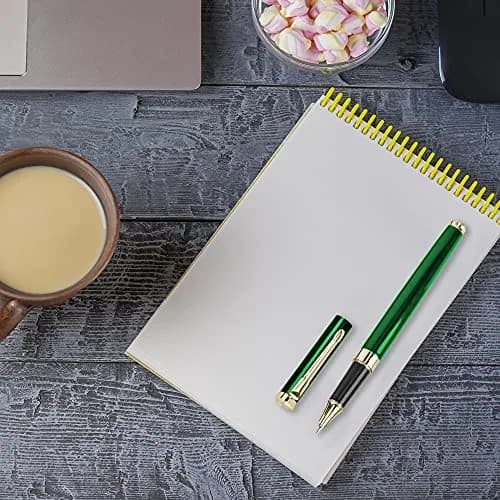 Dryden Designs Fine Nib Fountain Pen Emerald Green | 0.5mm Fine Point thumbnail 3