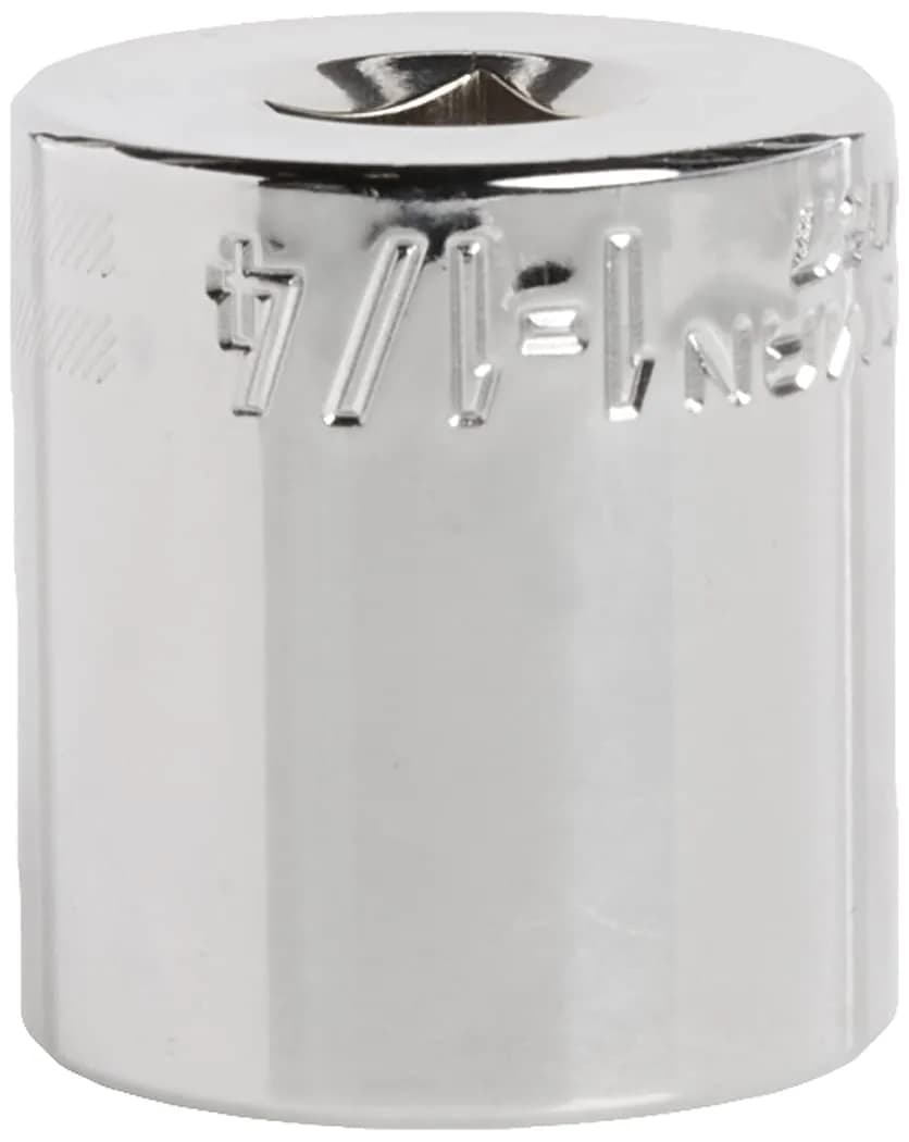 CRAFTSMAN Shallow Socket, SAE, 1/2-Inch Drive, 15/16-Inch, 12-Point | Rust-Resistant, Large Markings — Full Polish
