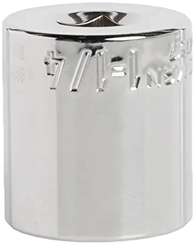 CRAFTSMAN Shallow Socket, SAE, 1/2-Inch Drive, 1-1/4-Inch | Rust-Resistant Chrome Finish thumbnail 1