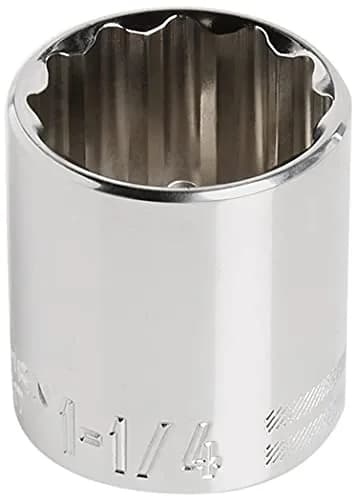 CRAFTSMAN Shallow Socket, SAE, 1/2-Inch Drive, 1-1/4-Inch | Rust-Resistant Chrome Finish thumbnail 4