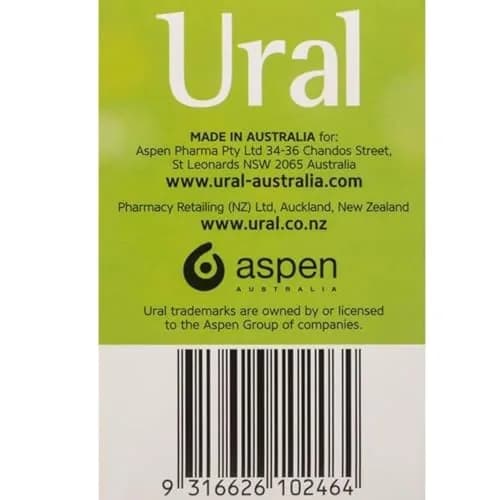 Ural Effervescent Powder 4g (0.14 oz) Lemon Flavor | Urinary Alkalinizer for Cystitis Relief thumbnail 4