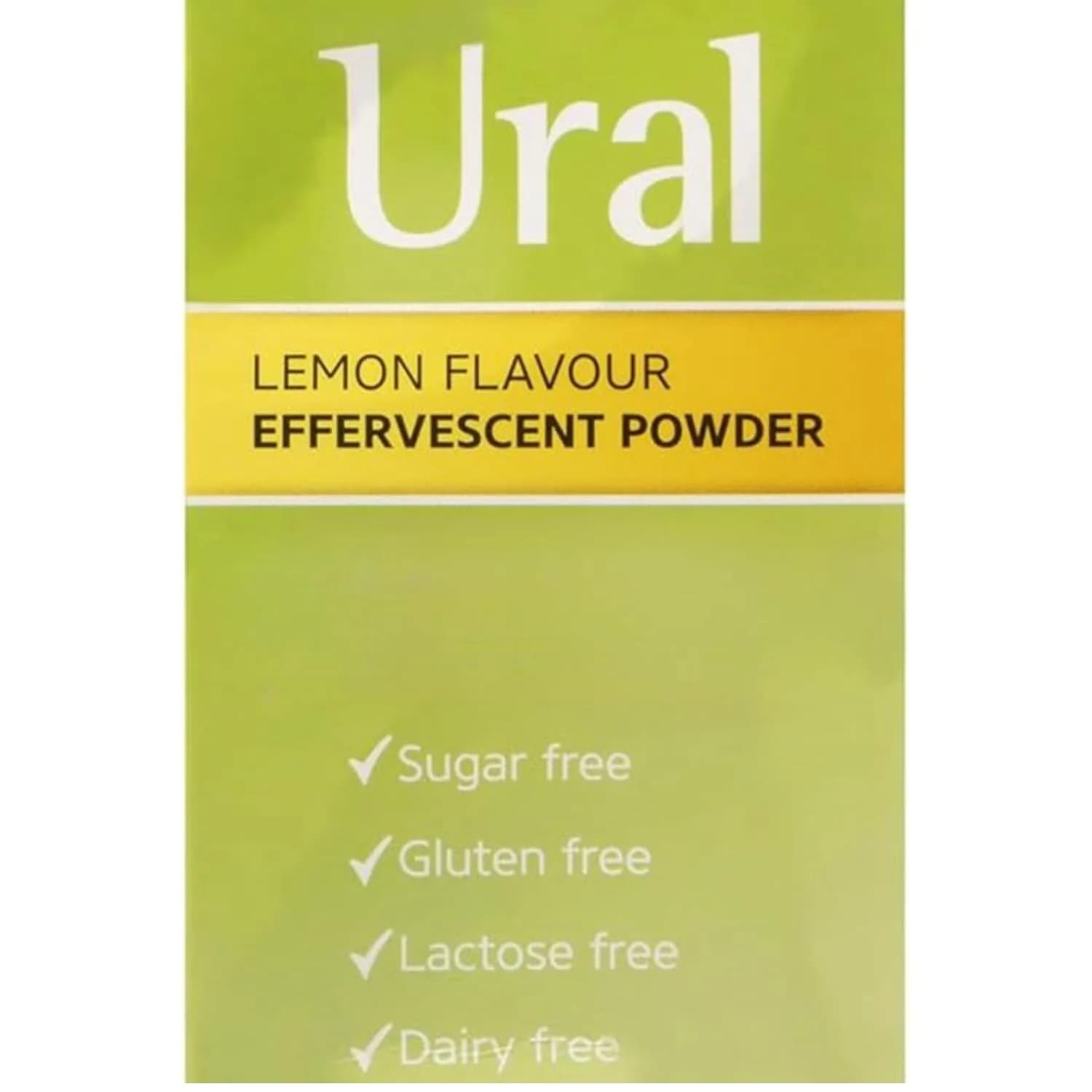 Ural Effervescent Powder 4g (0.14 oz) Lemon Flavor | Urinary Alkalinizer for Cystitis Relief - view 2