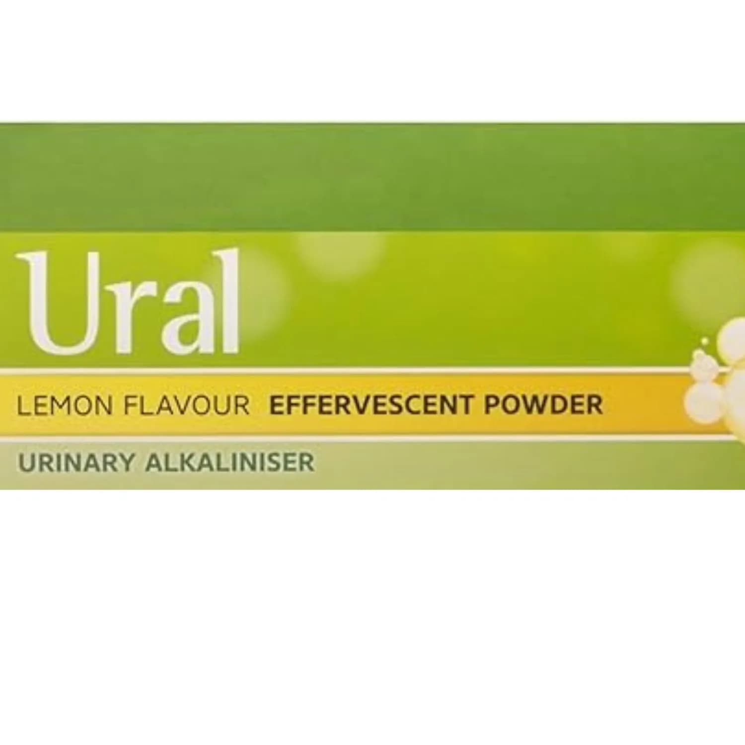 Ural Effervescent Powder 4g (0.14 oz) Lemon Flavor | Urinary Alkalinizer for Cystitis Relief - view 3