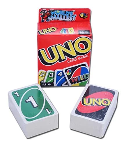 World's Smallest UNO Card Game 112 Cards | Classic Matching Game for Ages 6+ thumbnail 2