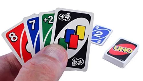 World's Smallest UNO Card Game 112 Cards | Classic Matching Game for Ages 6+ thumbnail 3