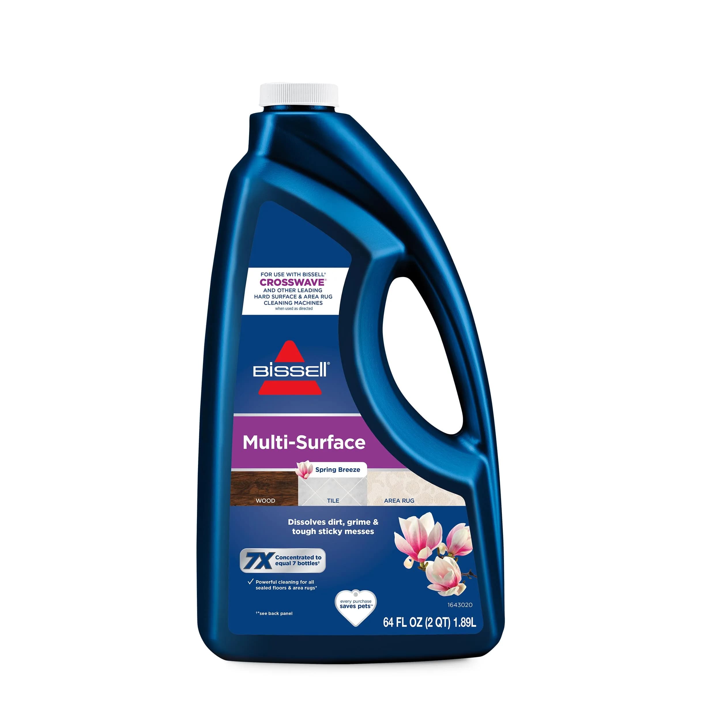Bissell Multi-Surface Super Concentrate Solution Pouches 14-Count | Eco-Friendly Formula for Hard Floors & Rugs — 64oz