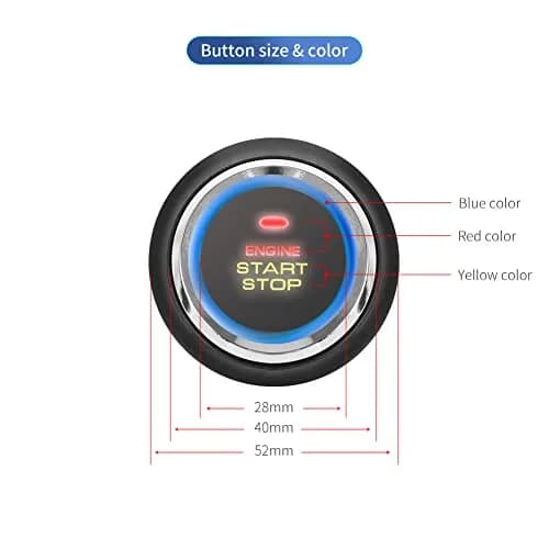 EASYGUARD EC003-1 PKE Car Alarm System with Push Button Start & Remote DC12V | Passive Keyless Entry thumbnail 6