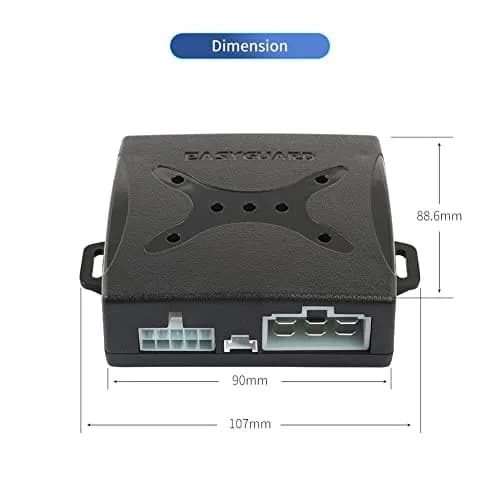 EASYGUARD EC003-1 PKE Car Alarm System with Push Button Start & Remote DC12V | Passive Keyless Entry thumbnail 9