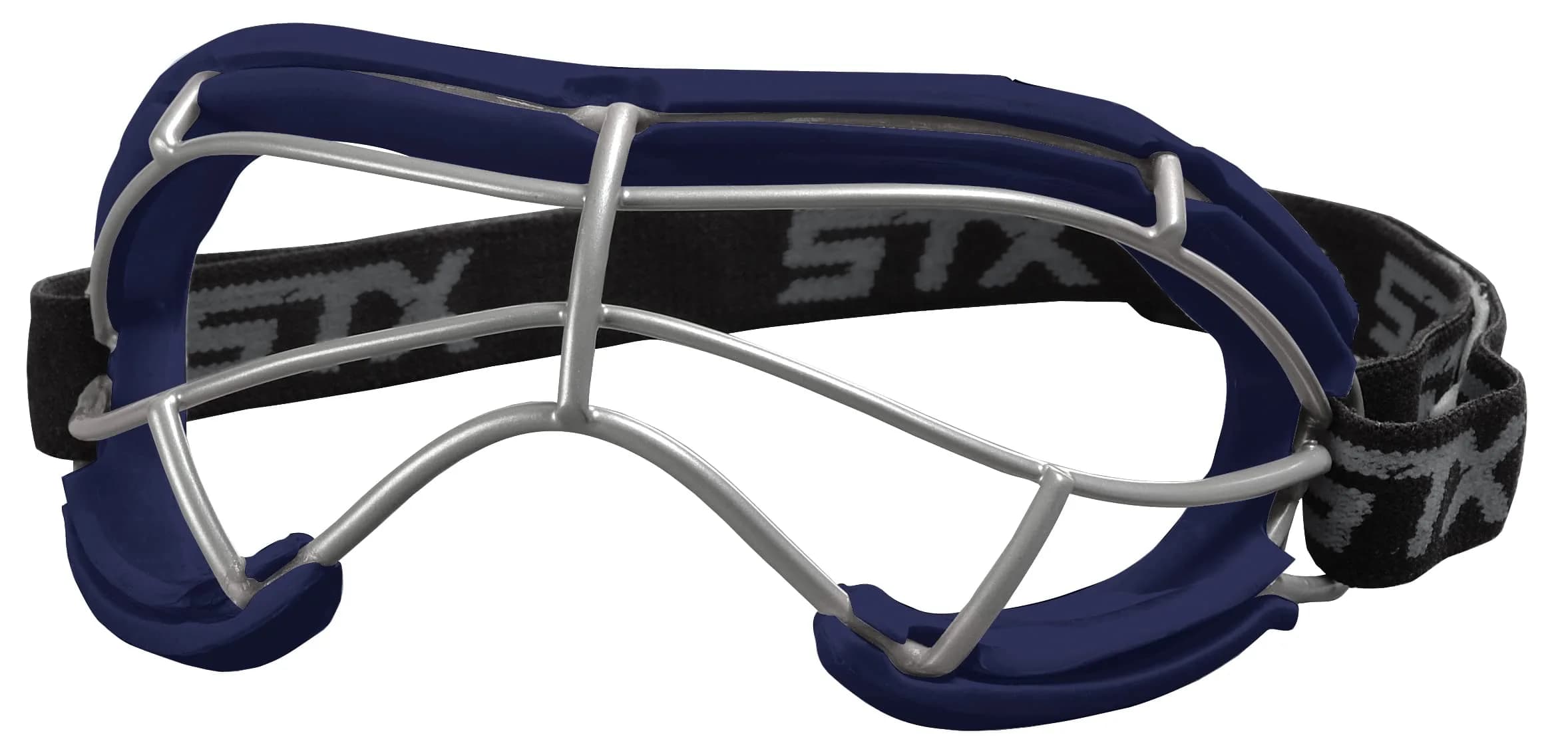 STX 4Sight+ S Adult Lacrosse Goggles Navy | SEI Certified ASTM F3077-177