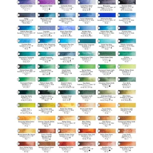 DANIEL SMITH Watercolor Alvaro's Fresco Grey 15ml (0.5 oz) | Semi-Transparent, Granulating, Low Staining thumbnail 6
