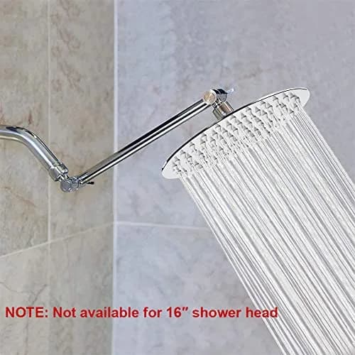 NearMoon Adjustable Shower Arm Extension 27.94 cm (11 Inch) Chrome Finish | Upgrade Shower Experience thumbnail 9
