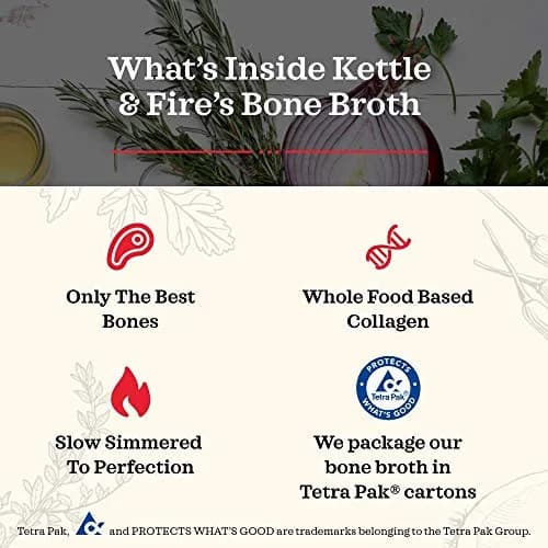 Kettle & Fire Coconut Curry & Lime Chicken Bone Broth 16.9oz (3 Pack) | High in Protein & Collagen, Keto & Paleo Approved thumbnail 4