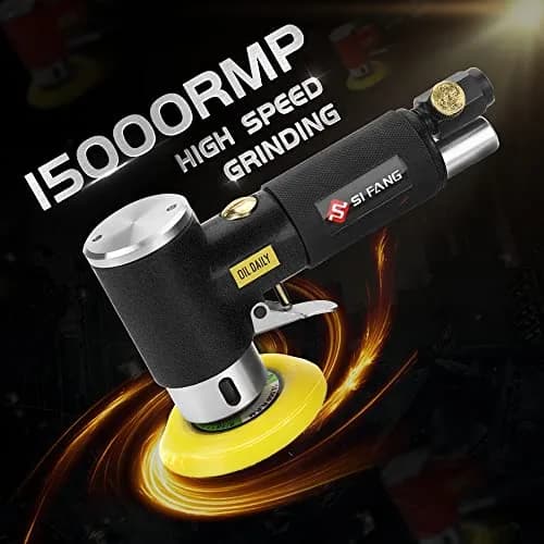SI FANG 2" & 3" Mini Orbital Air Sander & Polisher Kit | Pneumatic Random Orbital Sander for Auto Body Work thumbnail 8