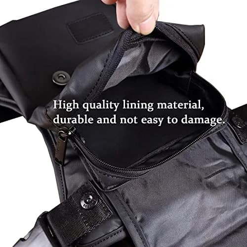 Fekesu Oxford Leg Bag for Men & Women | Waterproof Waist Pack 17.78x6.86x25.91 cm | Outdoor Travel & Cycling thumbnail 4