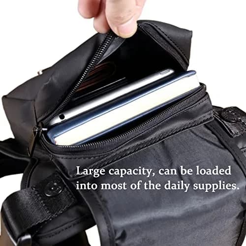 Fekesu Oxford Leg Bag for Men & Women | Waterproof Waist Pack 17.78x6.86x25.91 cm | Outdoor Travel & Cycling thumbnail 5