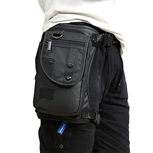 Fekesu Oxford Leg Bag for Men & Women | Waterproof Waist Pack 17.78x6.86x25.91 cm | Outdoor Travel & Cycling thumbnail 8