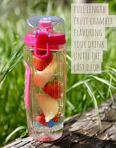 Aquafrut Bottle 32 OZ Fruit Infuser Water Bottle | BPA-Free Tritan, Leakproof & Stylish for Healthy Hydration thumbnail 6