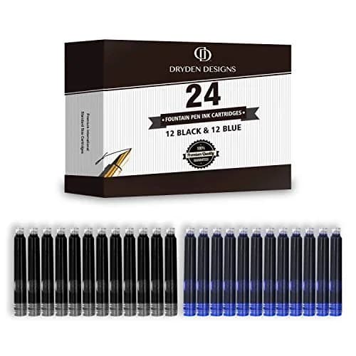 Dryden Designs Fountain Pen Fine Nib | Elegant Writing with 0.5mm Fine Nib, Includes 24 Ink Cartridges thumbnail 5