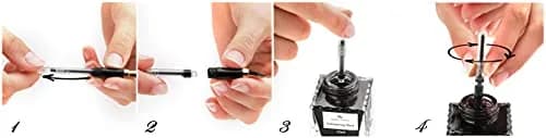 Dryden Designs Fountain Pen Fine Nib | Elegant Writing with 0.5mm Fine Nib, Includes 24 Ink Cartridges thumbnail 9