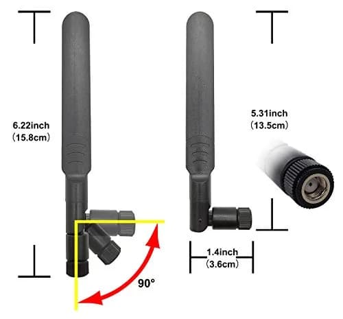 Tenmory WiFi Antenna Dual-Band 8dBi RP-SMA Male MHF4 Cable Kit for M.2 NGFF Card (2 Pcs) thumbnail 2