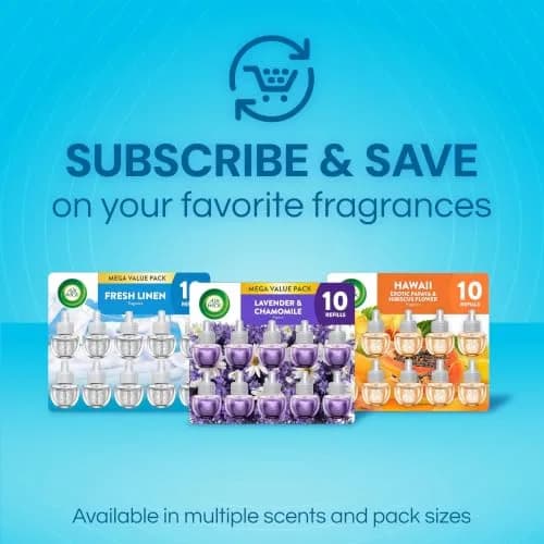 Air Wick Plug In Refills Fresh Linen Scented Oil 10 Count | Infused with Essential Oils for Continuous Fragrance thumbnail 7