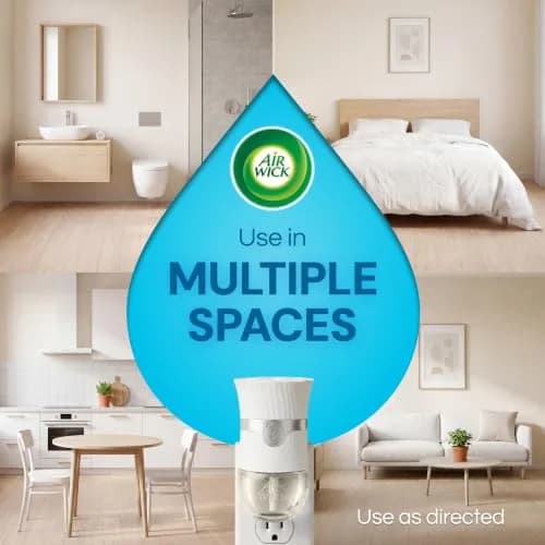Air Wick Plug In Refills Fresh Linen Scented Oil 10 Count | Infused with Essential Oils for Continuous Fragrance thumbnail 8