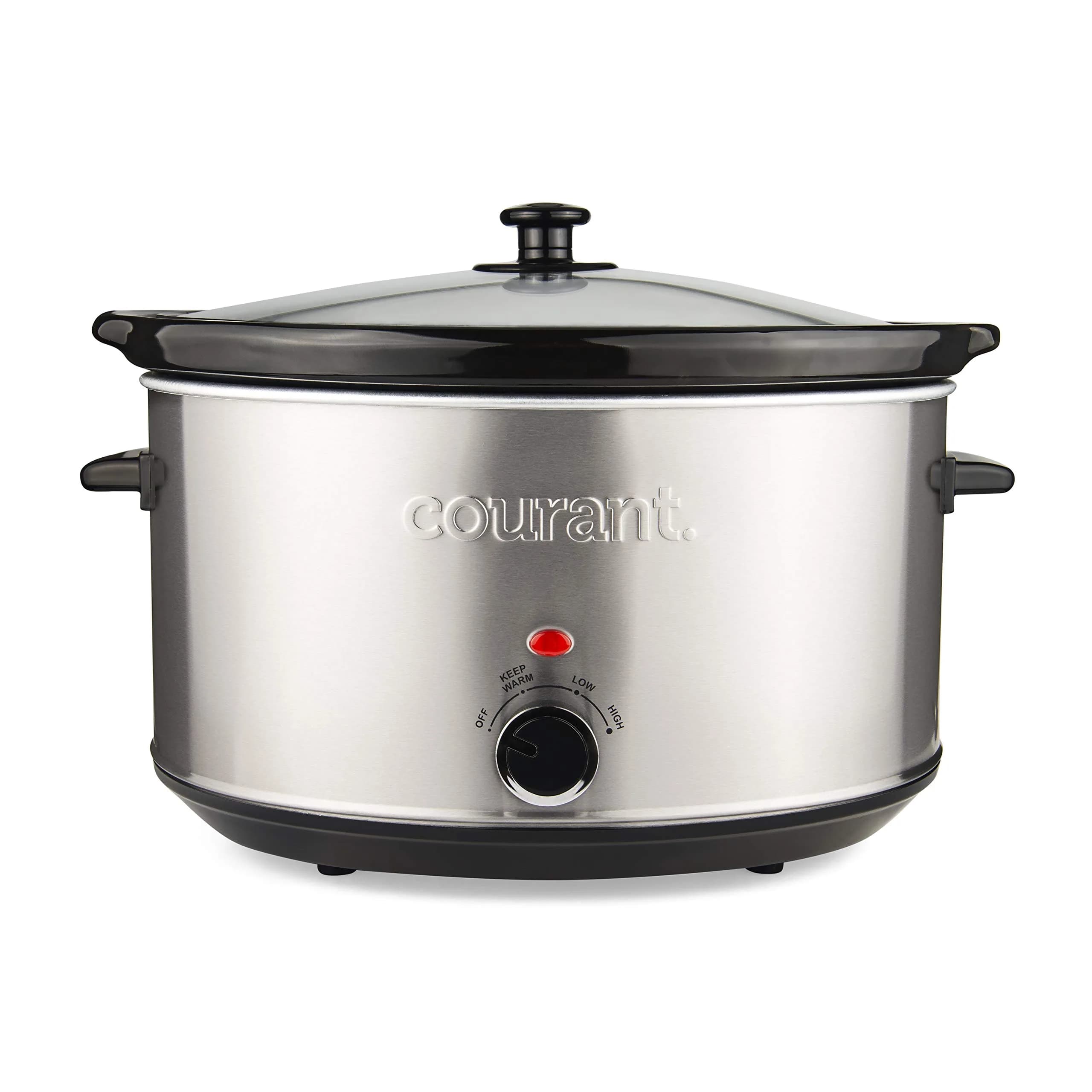 Courant Slow Cooker Crock 8.5 Quart | Dishwasher Safe, Stainless Steel - main product image