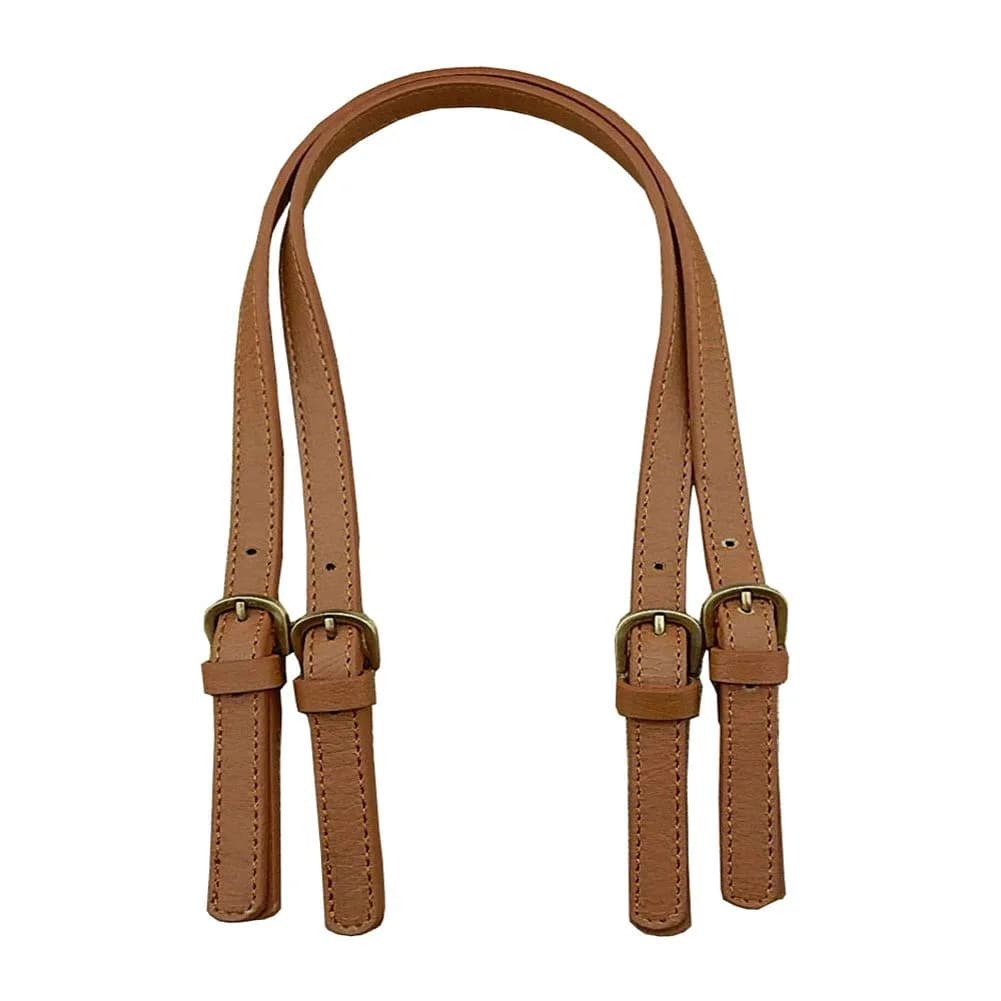 Teensery Adjustable PU Leather Shoulder Strap 67-71cm | Perfect handbag replacement (100-120 chars) — Brown