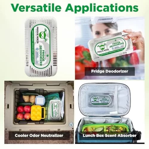 Ellis Harper Fridge Deodorizer 2 Pack | Activated Charcoal Odor Absorber for Refrigerator & Freezer thumbnail 6