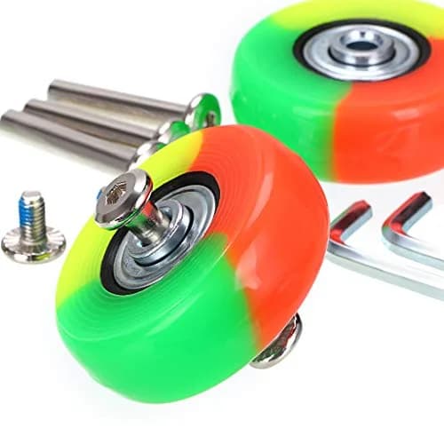 OwnMy 50mm x 18mm Luggage Suitcase Replacement Wheels Set of 4 | Smooth Rolling for Travel thumbnail 6