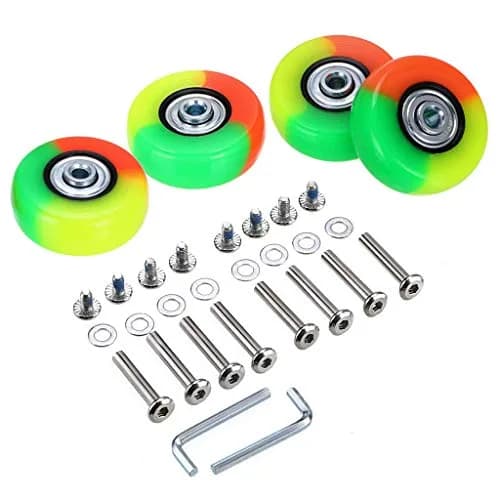OwnMy 50mm x 18mm Luggage Suitcase Replacement Wheels Set of 4 | Smooth Rolling for Travel thumbnail 1
