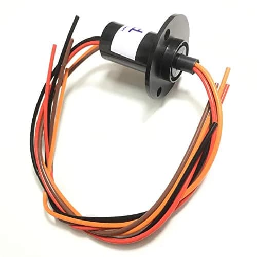Taidacent Rotary Slip Ring 4 Wires 15A Gold Contact | Long-Lasting Electrical Collector thumbnail 1