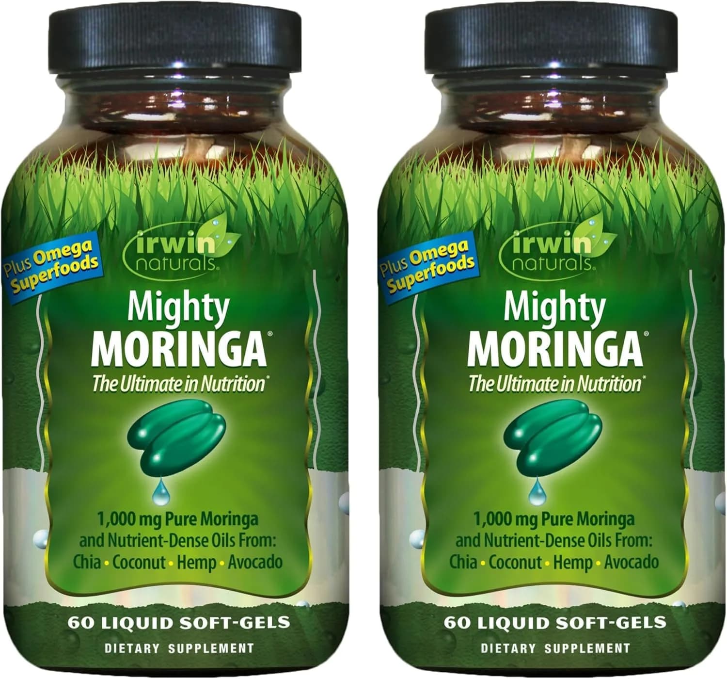 Irwin Naturals Mighty Moringa Superfood Nutrition Supplement | 2 Pack - main product image