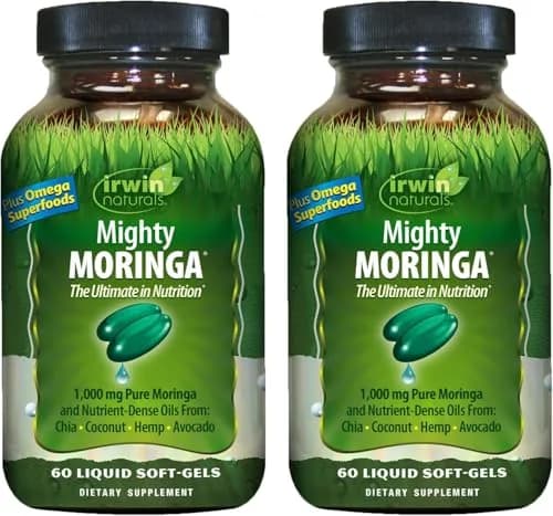 Irwin Naturals Mighty Moringa Superfood Nutrition Supplement | 2 Pack thumbnail 1