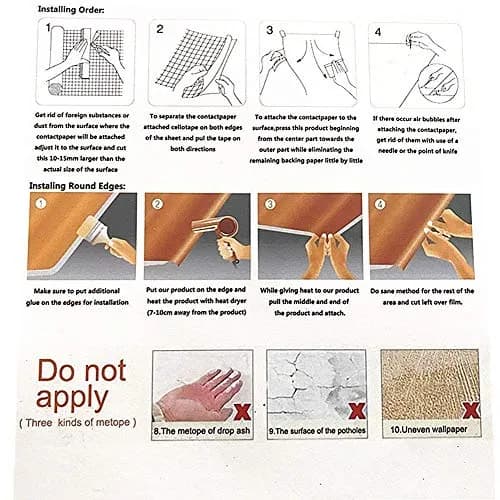 Yija 3D Wood Grain Self Adhesive Waterproof Wall Border 4 Inch | Easy to Apply Home Decor (Gray, 16.5 Ft) thumbnail 6