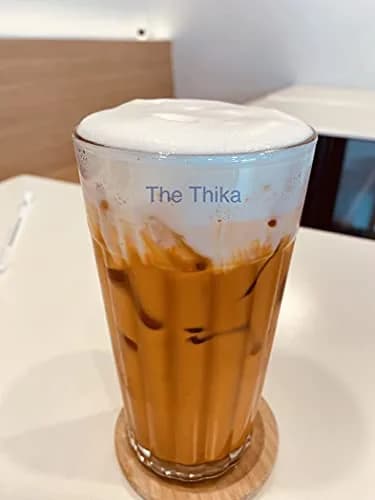 The Thika Large Reusable Thai Tea Filter 26.7 cm (10.5") | Authentic Thai Style Cloth Strainer with Metal Handle thumbnail 7