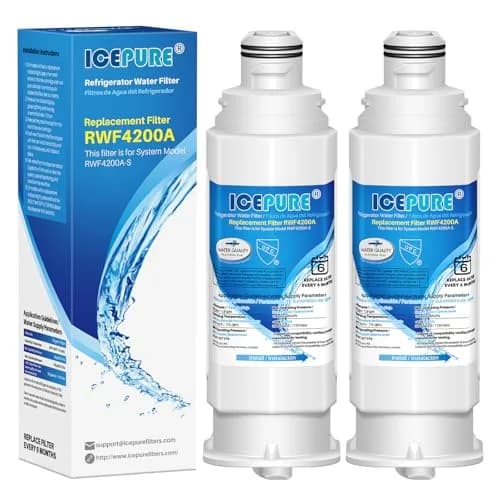ICEPURE Water Filter Replacement for Samsung DA97-17376B HAF-QIN/EXP 2 Pack | NSF/ANSI Certified for Safe Drinking Water thumbnail 1
