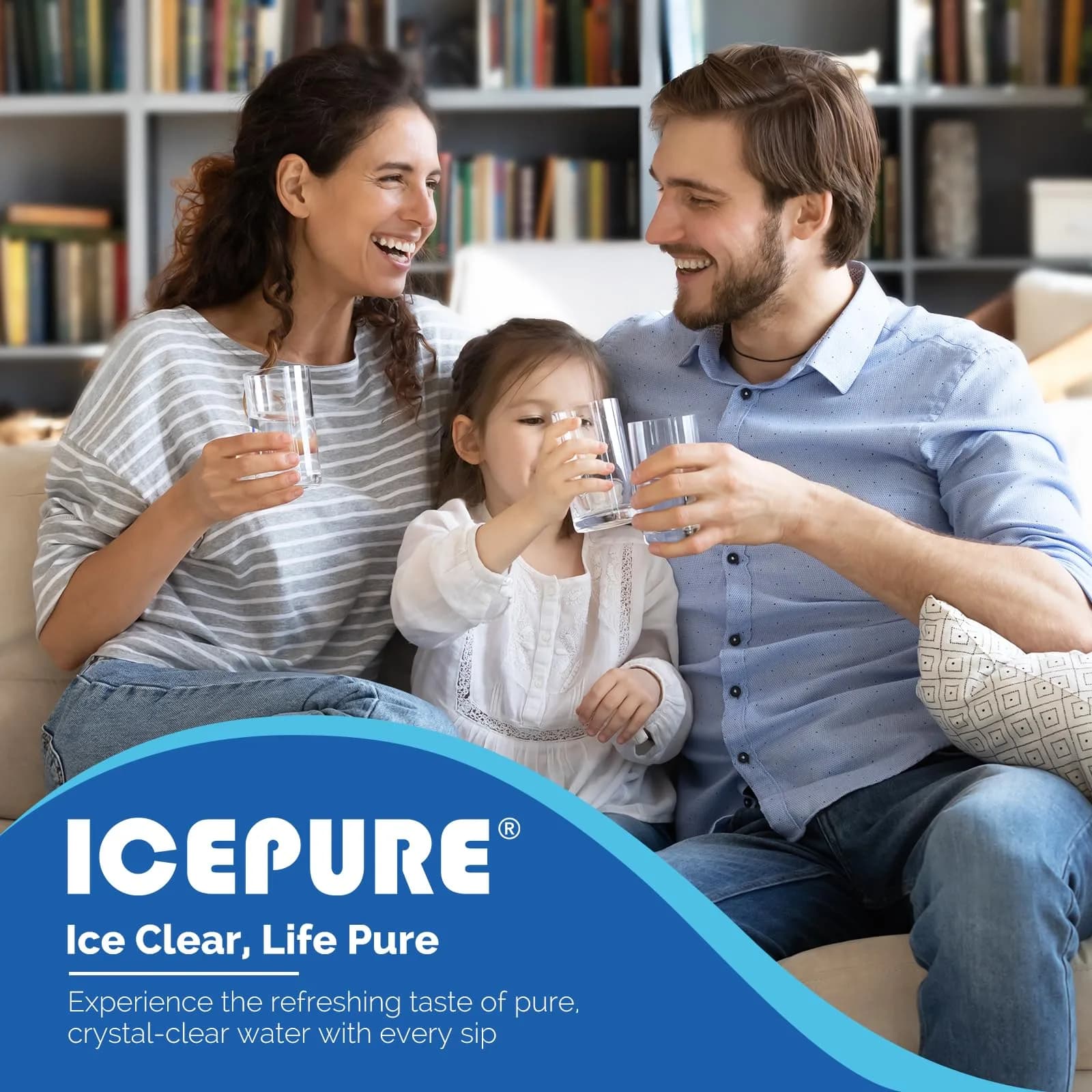 ICEPURE Water Filter Replacement for Samsung DA97-17376B HAF-QIN/EXP 2 Pack | NSF/ANSI Certified for Safe Drinking Water - view 9