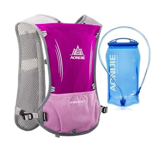 AONIJIE Hydration Vest Pack 5L (156g/5.5oz) with 1.5L Bladder | Lightweight Running Backpack for Men & Women thumbnail 2