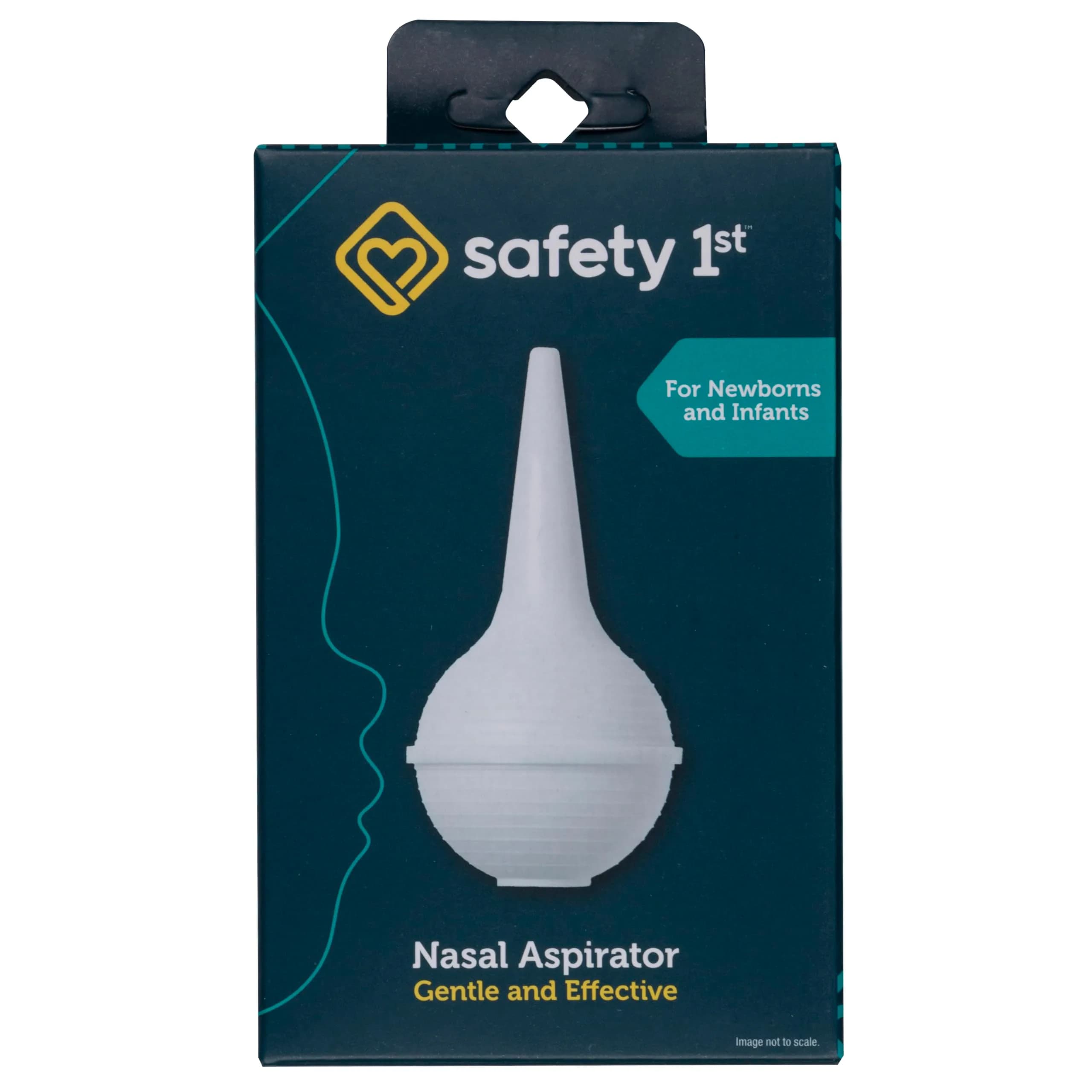 Safety 1st Nasal Aspirator White 1 Count (60g/2.1oz) | Gentle Suction for Clear Breathing thumbnail 1