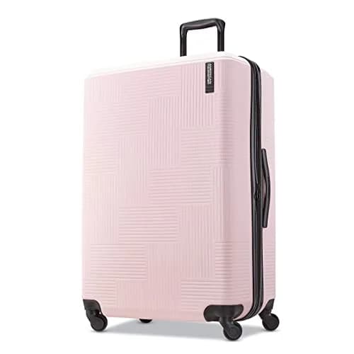 American Tourister Pink Suitcase 28-Inch | Expandable Hardside with Spinner Wheels (70-120 chars) thumbnail 1
