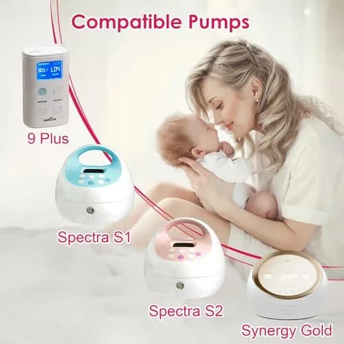 Nenesupply Flanges 30mm 2 pc Compatible with Spectra S2 S1 9 Plus Synergy Gold | Wide Mouth Pump Parts thumbnail 7