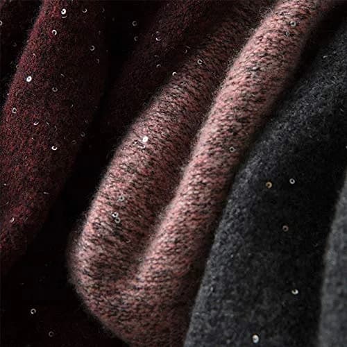 CLISIL White Sliver Sequin & Sparkle Art Yarn 100g (3.5 oz) | Glitter Yarn for Crochet & Knitting thumbnail 6