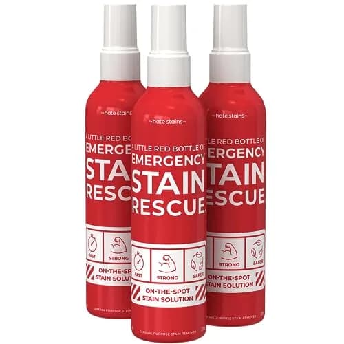 Emergency Stain Rescue Stain Remover Spray for Clothes, Carpets, Upholstery 12 Fl Oz (4 Oz, 3 Pack) | Versatile Spot Treatment thumbnail 1