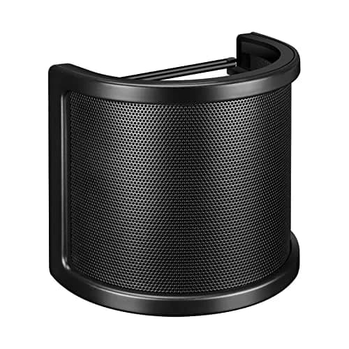 Aokeo 3-Layer Microphone Pop Filter with Metal Mesh & Foam for Handheld Mics | Reduces Plosives & Wind Noise thumbnail 7