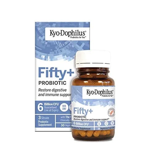 Kyo-Dophilus Fifty+ Probiotic 30 Capsules | Digestive & Immune Support for Adults thumbnail 1