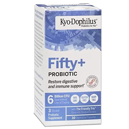 Kyo-Dophilus Fifty+ Probiotic 30 Capsules | Digestive & Immune Support for Adults thumbnail 2