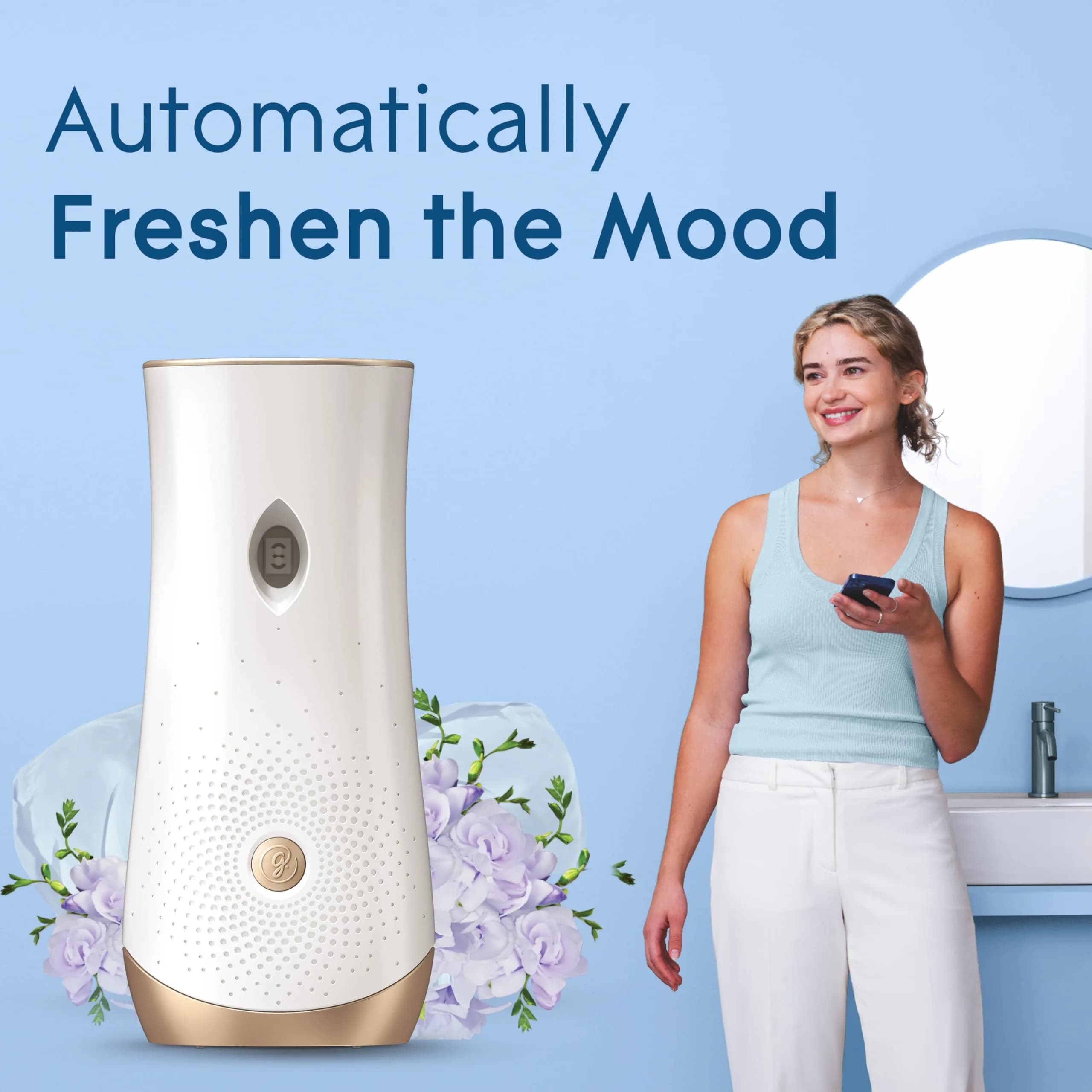 Glade Automatic Spray Air Freshener Refill Clean Linen Scent, 6.2 Oz (3 Count) | Timed Fragrance Release - view 8