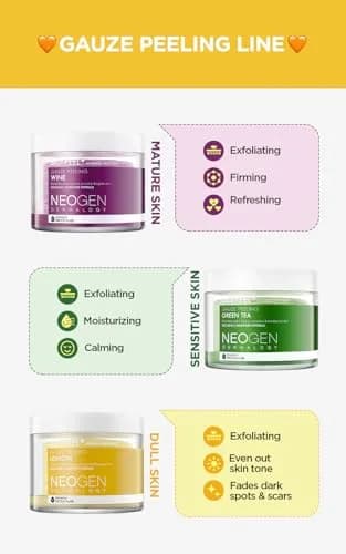 DERMALOGY by NEOGENLAB Bio-Peel Gauze Peeling Pads (Lemon, 8 pcs) | Gentle exfoliation with Lemon & Hyaluronic Acid thumbnail 6