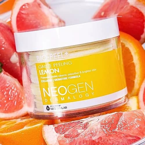 DERMALOGY by NEOGENLAB Bio-Peel Gauze Peeling Pads (Lemon, 8 pcs) | Gentle exfoliation with Lemon & Hyaluronic Acid thumbnail 9